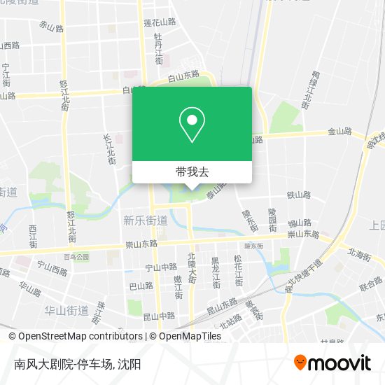 南风大剧院-停车场地图