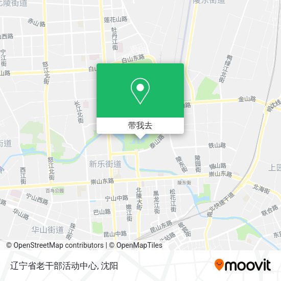 辽宁省老干部活动中心地图
