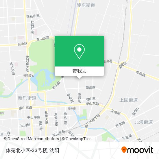 体苑北小区-33号楼地图