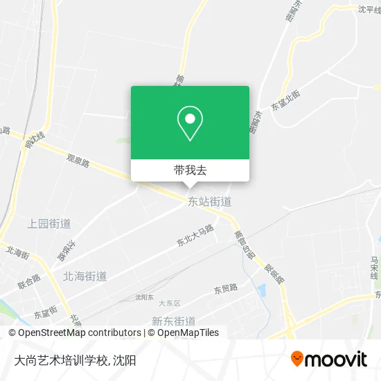 大尚艺术培训学校地图