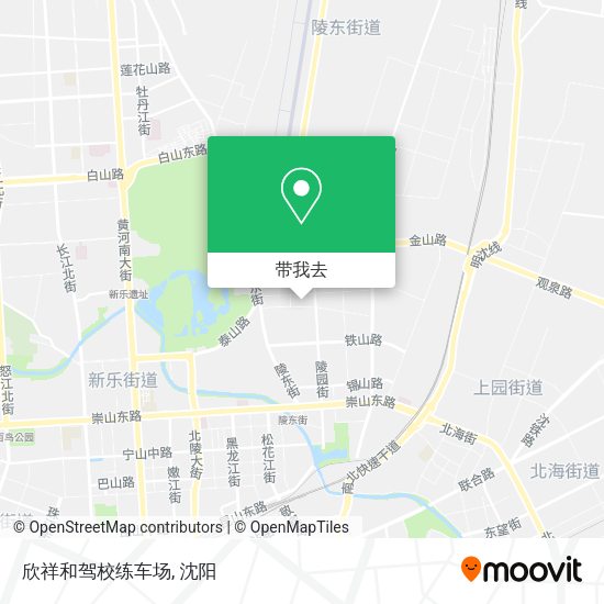欣祥和驾校练车场地图