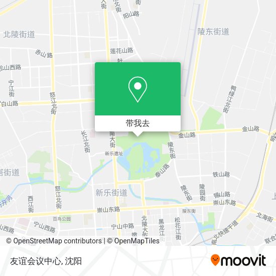 友谊会议中心地图