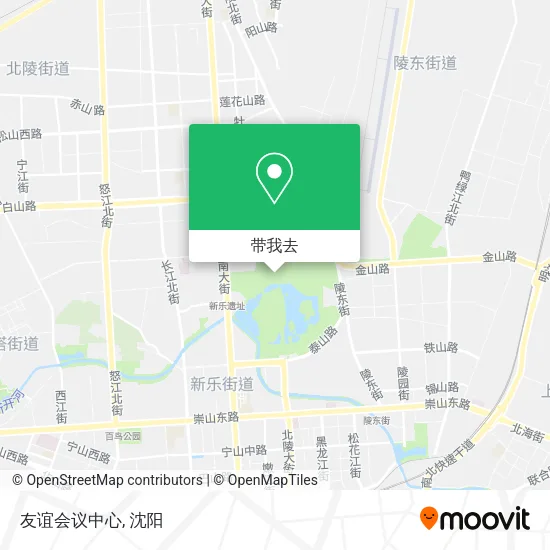 友谊会议中心地图