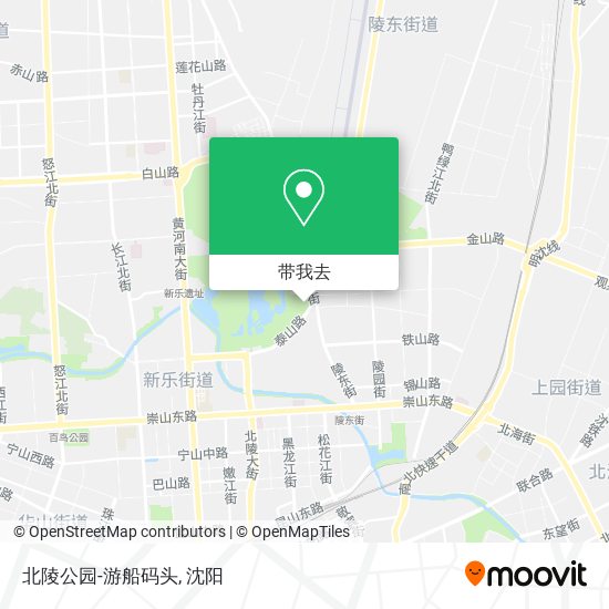 北陵公园-游船码头地图