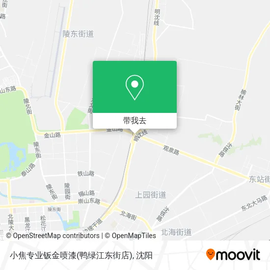 小焦专业钣金喷漆(鸭绿江东街店)地图