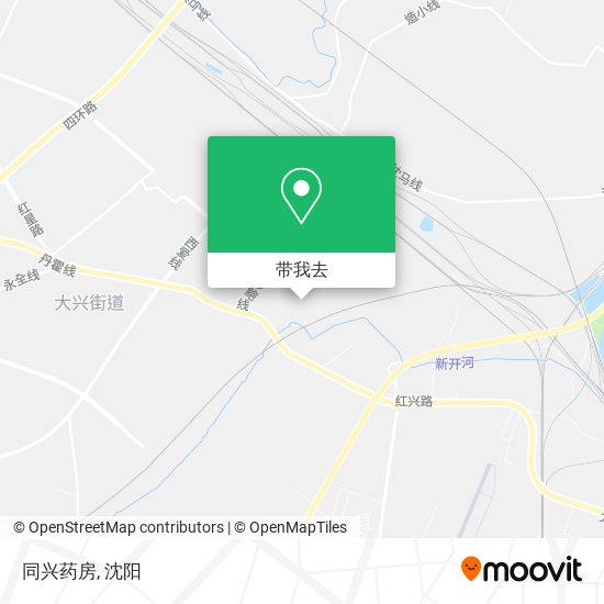 同兴药房地图