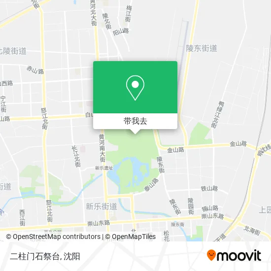 二柱门石祭台地图