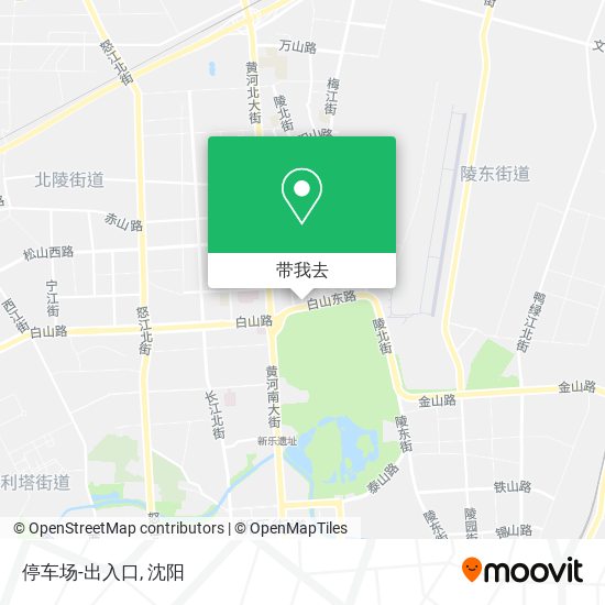 停车场-出入口地图