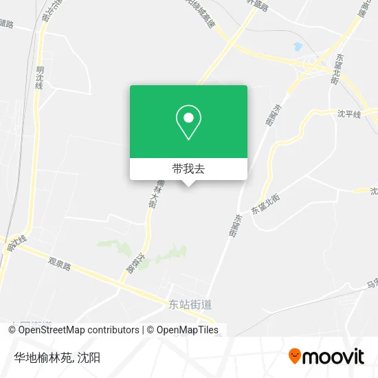 华地榆林苑地图