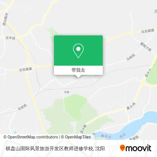 棋盘山国际风景旅游开发区教师进修学校地图