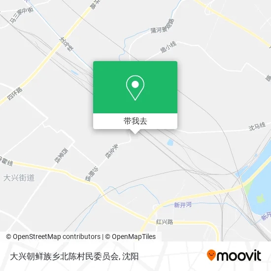 大兴朝鲜族乡北陈村民委员会地图