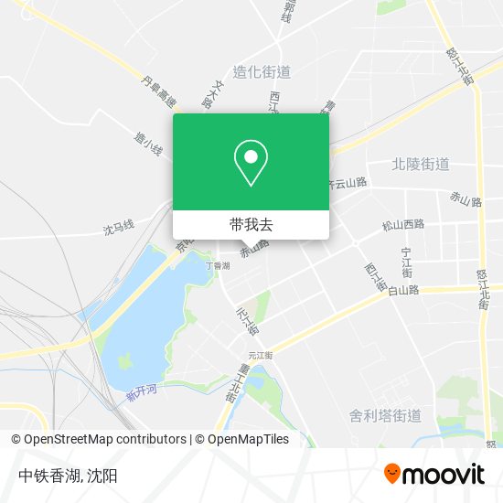 中铁香湖地图