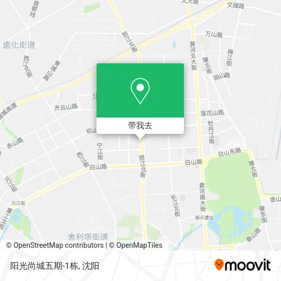 阳光尚城五期-1栋地图