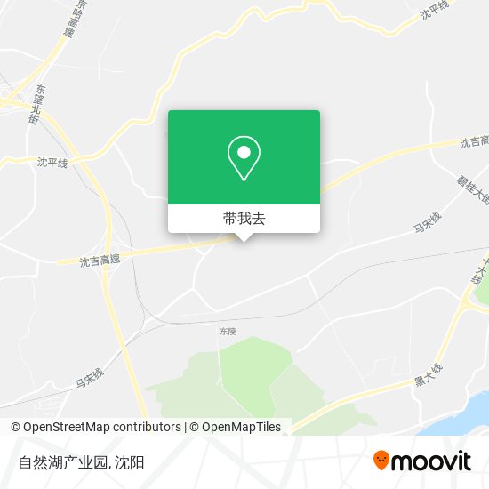 自然湖产业园地图