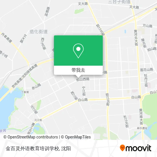 金百灵外语教育培训学校地图