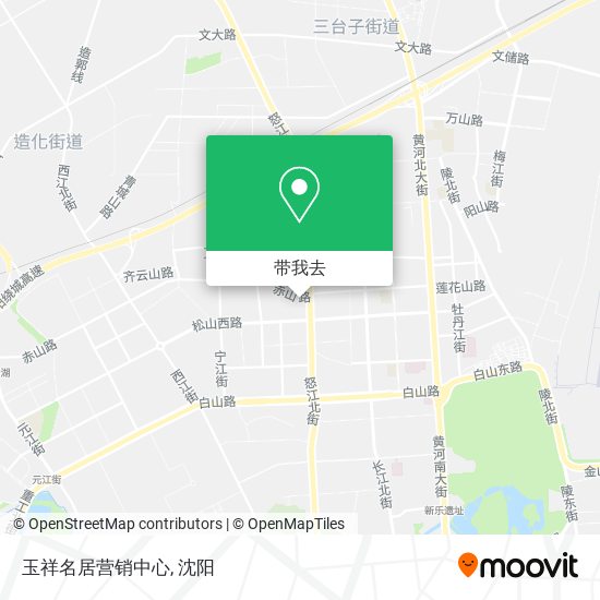 玉祥名居营销中心地图