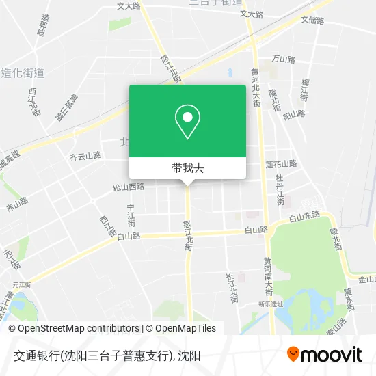 交通银行(沈阳三台子普惠支行)地图