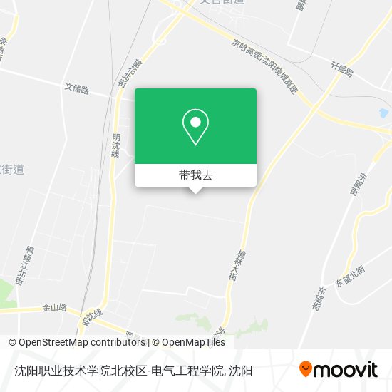 沈阳职业技术学院北校区-电气工程学院地图