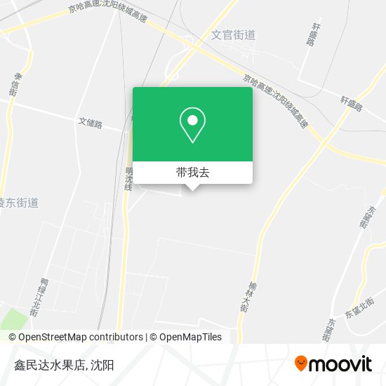 鑫民达水果店地图