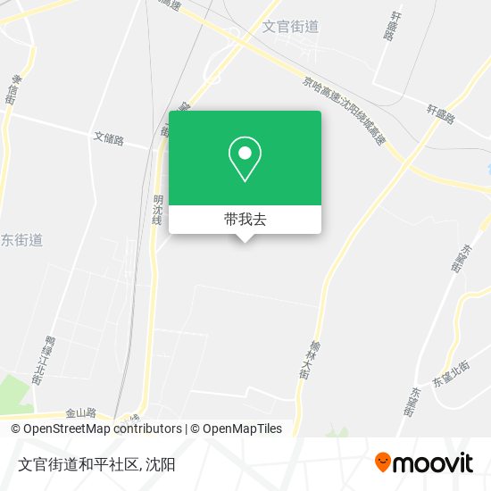 文官街道和平社区地图