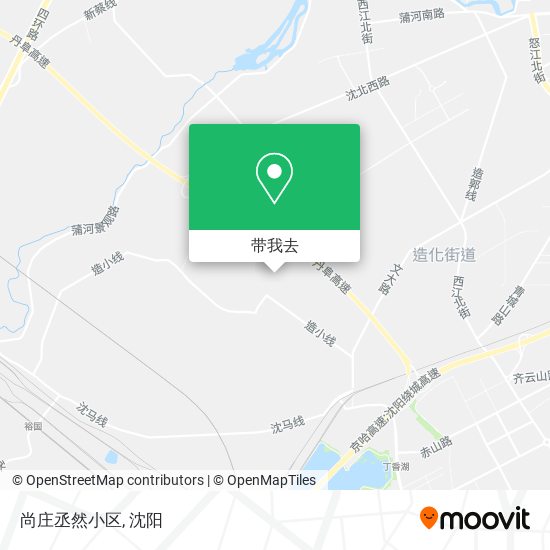 尚庄丞然小区地图