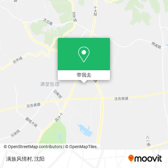 满族风情村地图