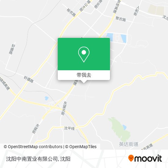沈阳中南置业有限公司地图