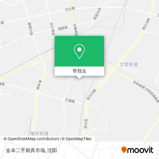 金卓二手厨具市场地图