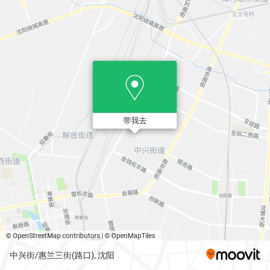 中兴街/惠兰三街(路口)地图