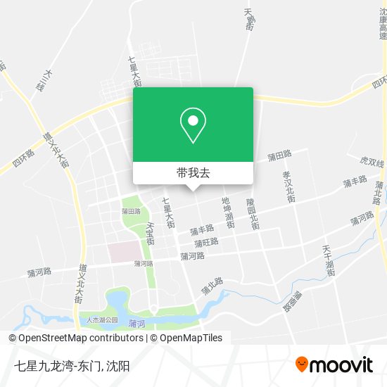 七星九龙湾-东门地图