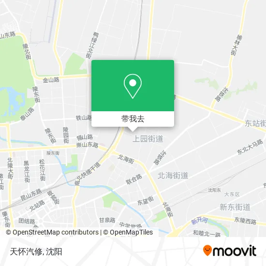 天怀汽修地图