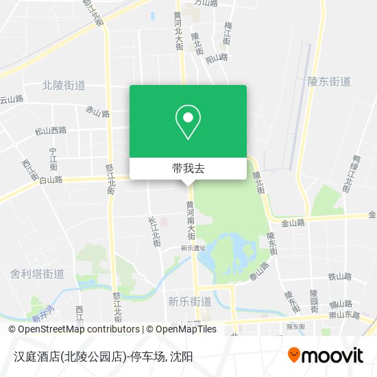 汉庭酒店(北陵公园店)-停车场地图
