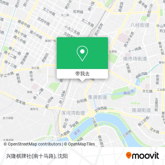 兴隆棋牌社(南十马路)地图