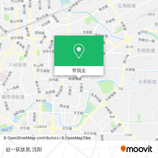 赵一荻故居地图