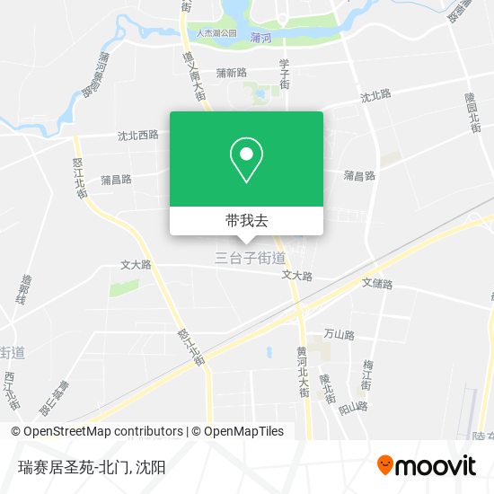 瑞赛居圣苑-北门地图
