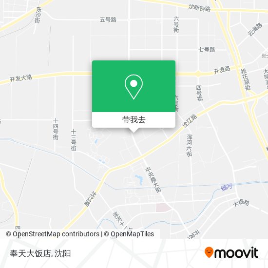 奉天大饭店地图
