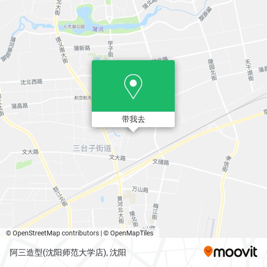 阿三造型(沈阳师范大学店)地图