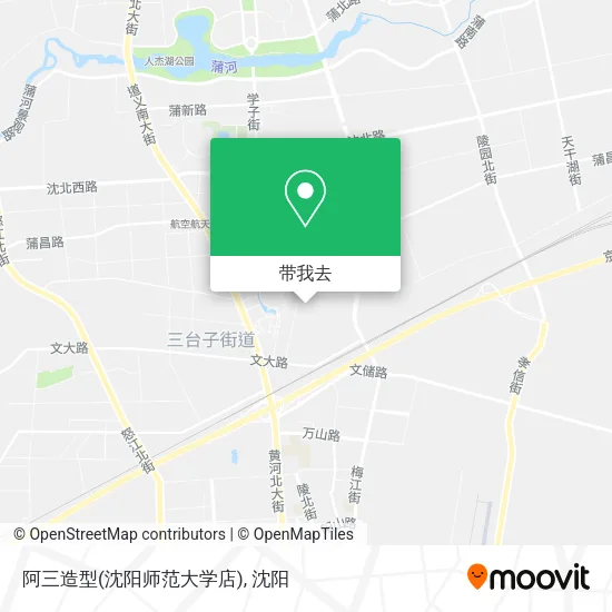 阿三造型(沈阳师范大学店)地图