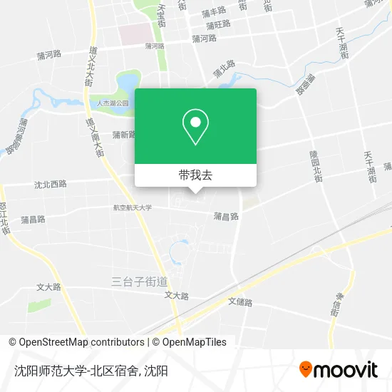 沈阳师范大学-北区宿舍地图