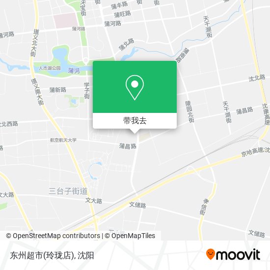 东州超市(玲珑店)地图