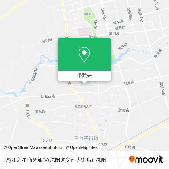 瀚江之星商务旅馆(沈阳道义南大街店)地图