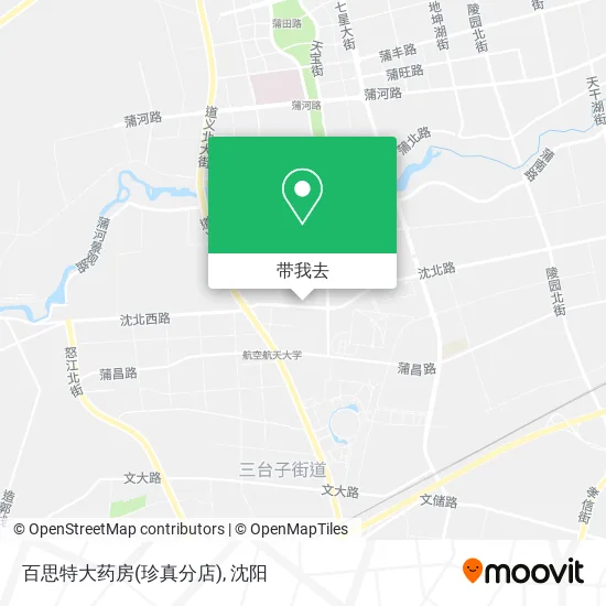 百思特大药房(珍真分店)地图