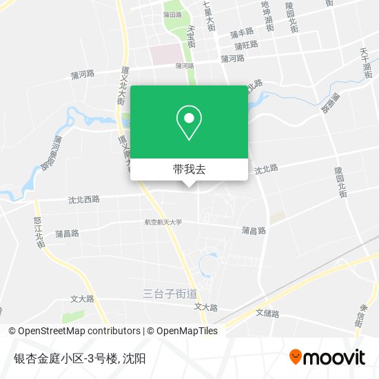 银杏金庭小区-3号楼地图