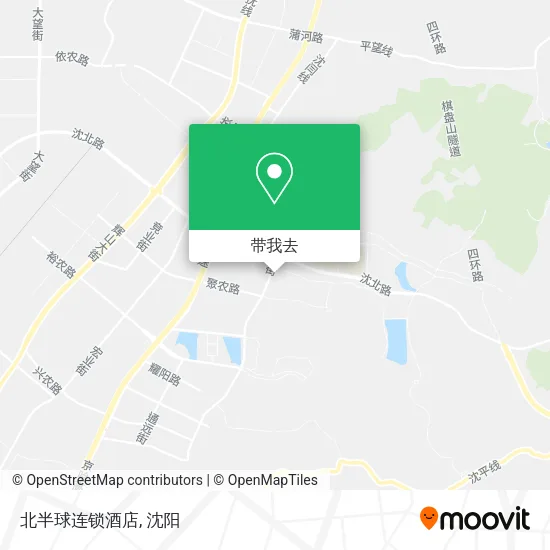 北半球连锁酒店地图