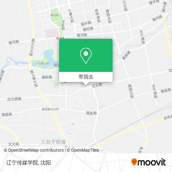 辽宁传媒学院地图