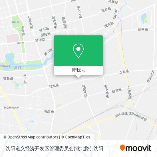 沈阳道义经济开发区管理委员会(沈北路)地图