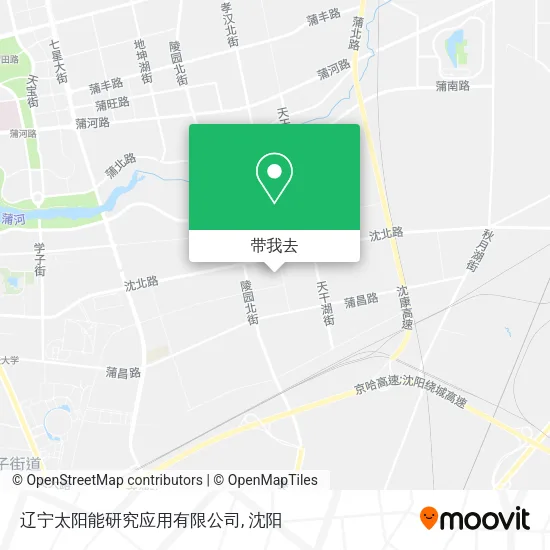 辽宁太阳能研究应用有限公司地图