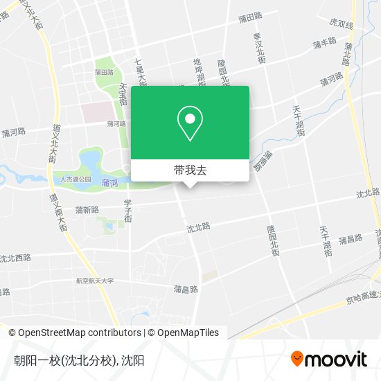 朝阳一校(沈北分校)地图