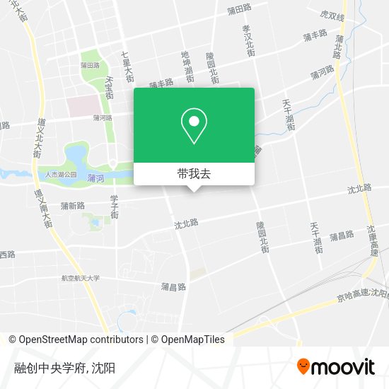 融创中央学府地图