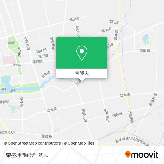 荣盛坤湖郦舍地图